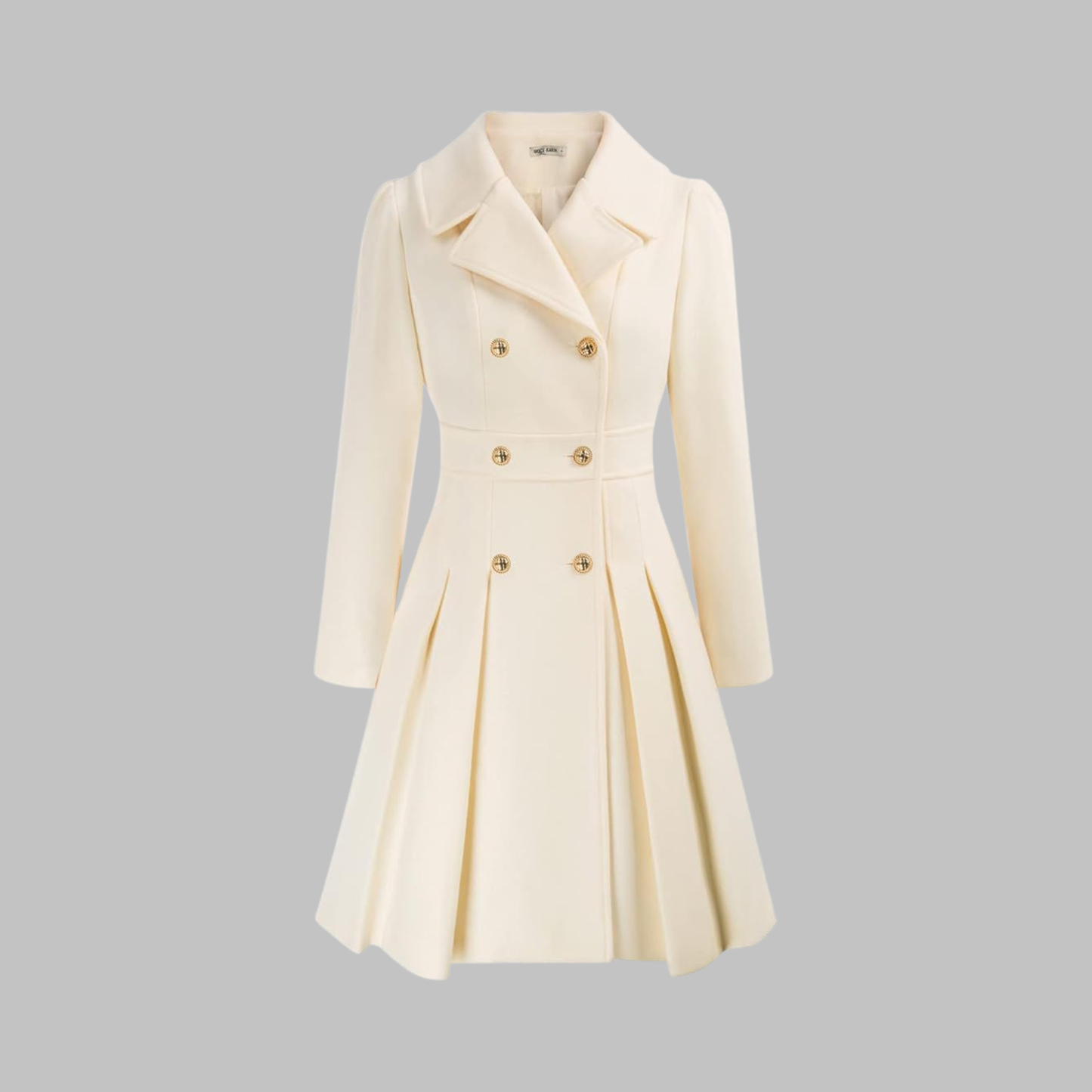 DAMI™ - Classy Double Button Long Sleeve Coat