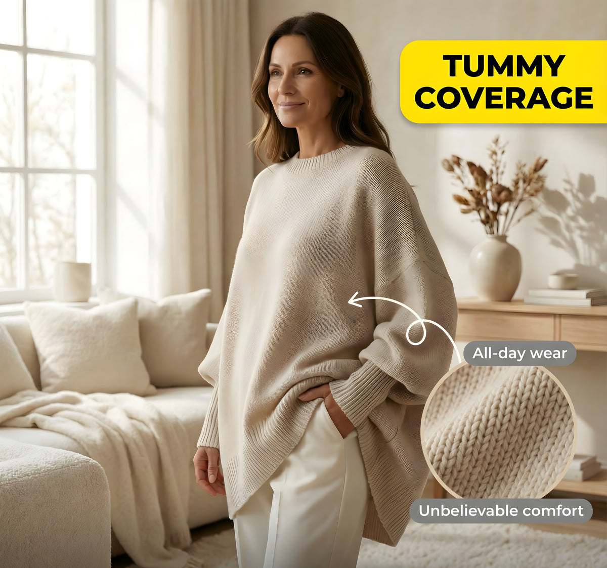 Melody | Effortless Elegance Slouchy sweater