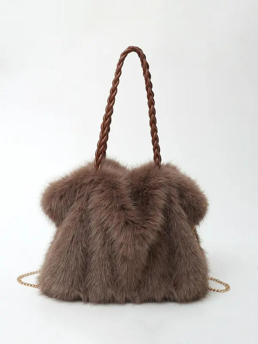CHARLOTTE™ - Versatile Plush Velvet Shoulder Tote Bag